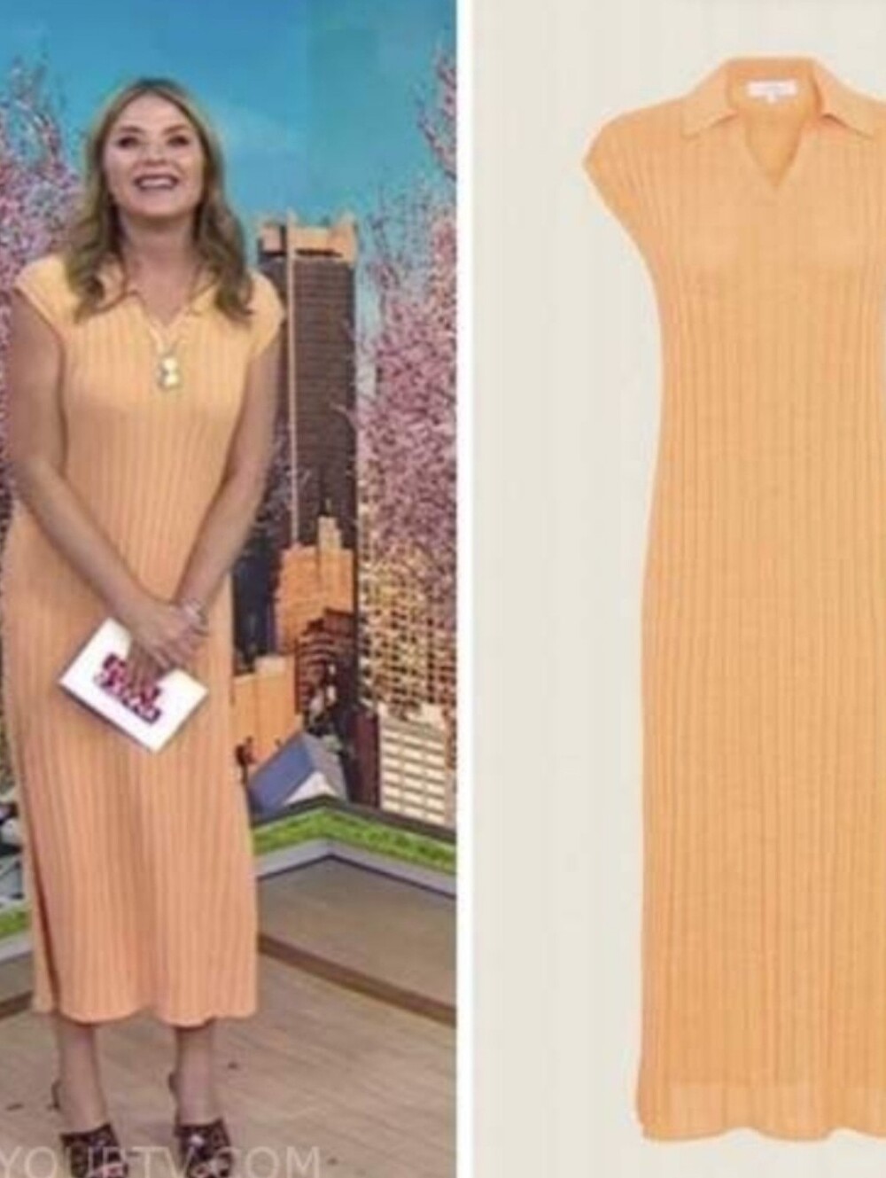 Pearl by Lela Rose Polo Knit Column Midi Dress Size Small - Picture 3 of 9
